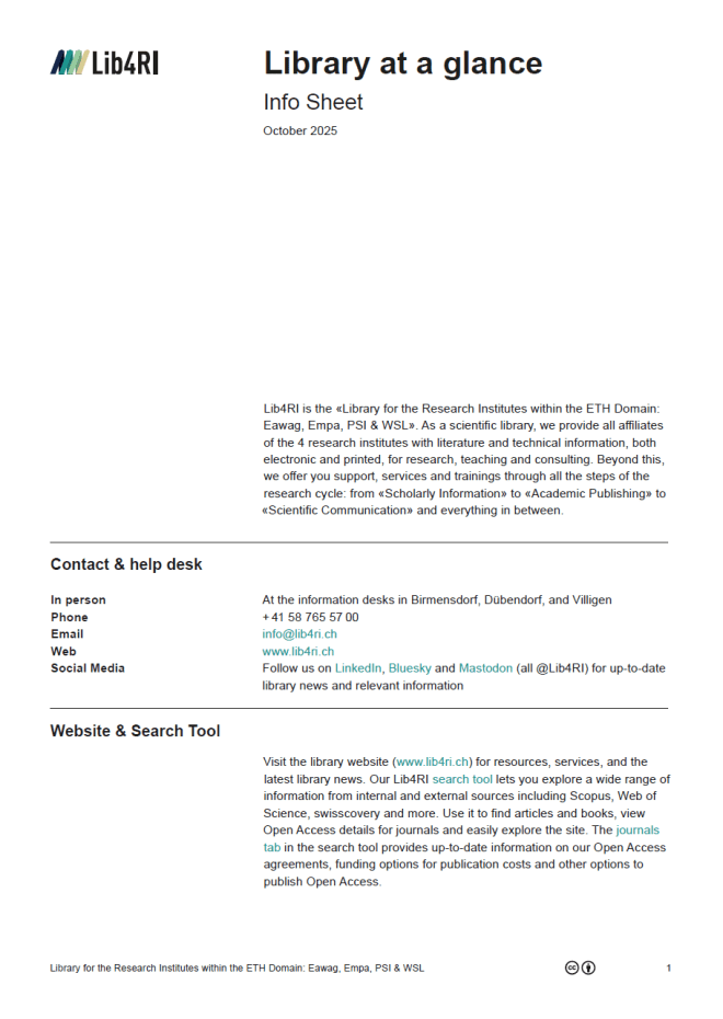 Lib4RI Library at a Glance